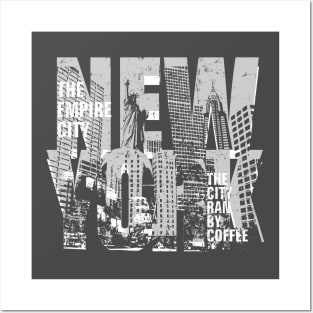 New York City Skyline Posters and Art